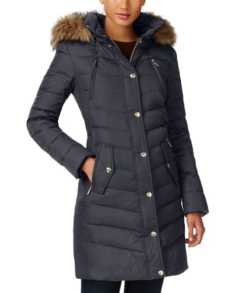 michael kors nylon down jacket women|Michael Kors women's jackets sale.